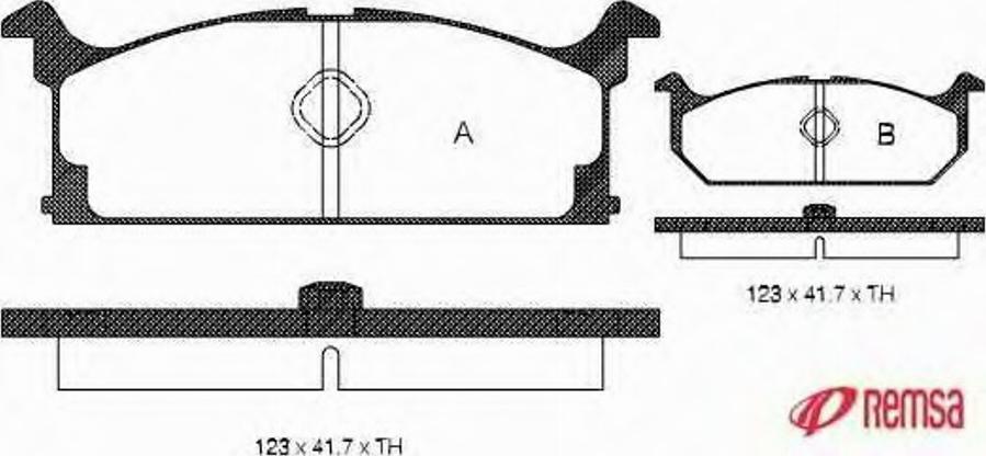 Metzger 019400 - Kit pastiglie freno, Freno a disco autozon.pro