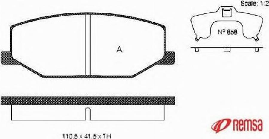 Metzger 019010 - Kit pastiglie freno, Freno a disco autozon.pro