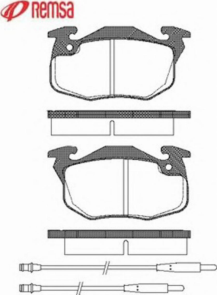 Metzger 019244 - Kit pastiglie freno, Freno a disco autozon.pro