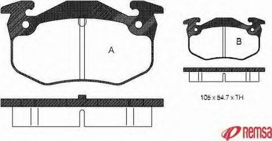 Metzger 014450 - Kit pastiglie freno, Freno a disco autozon.pro