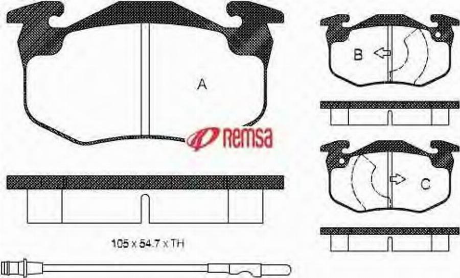 Metzger 014402 - Kit pastiglie freno, Freno a disco autozon.pro