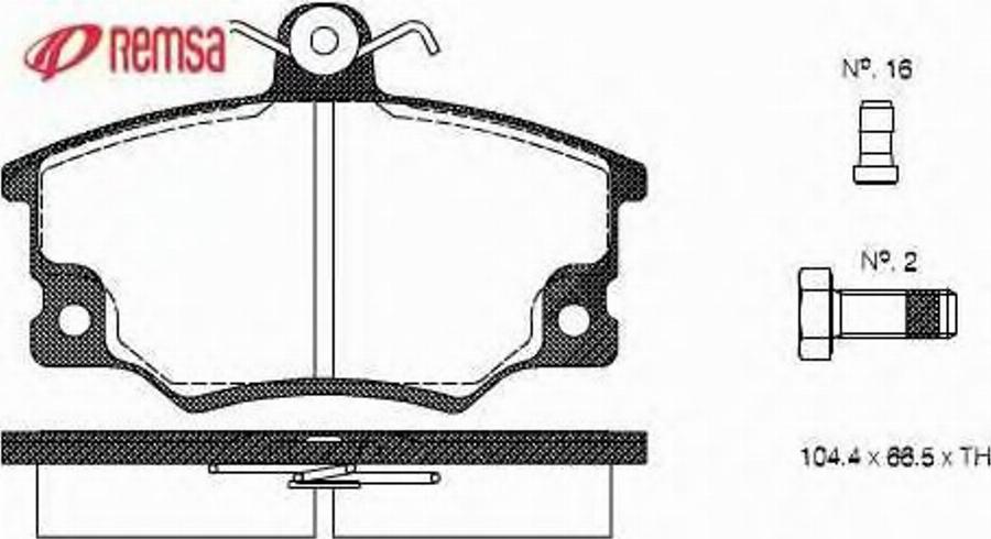 Metzger 014614 - Kit pastiglie freno, Freno a disco autozon.pro