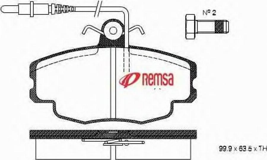 Metzger 014124 - Kit pastiglie freno, Freno a disco autozon.pro