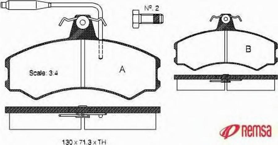 Metzger 014302 - Kit pastiglie freno, Freno a disco autozon.pro