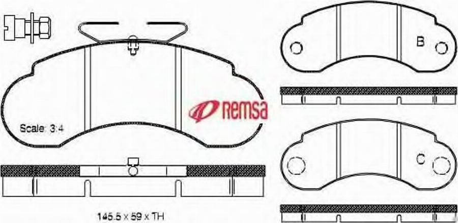 Metzger 014220 - Kit pastiglie freno, Freno a disco autozon.pro