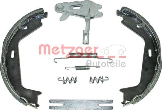 Metzger 0152025 - Kit ganasce, Freno stazionamento autozon.pro