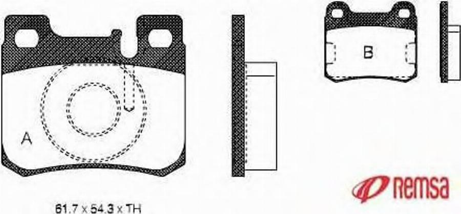 Metzger 015720 - Kit pastiglie freno, Freno a disco autozon.pro