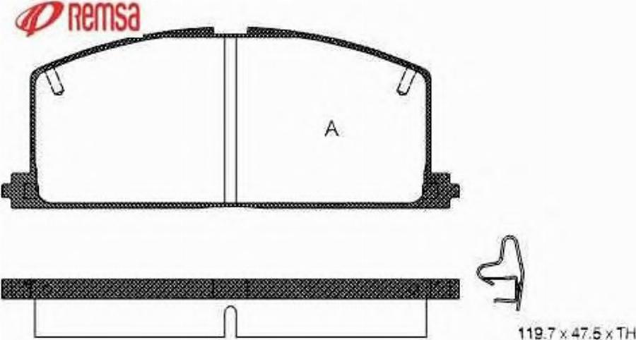 Metzger 016704 - Kit pastiglie freno, Freno a disco autozon.pro