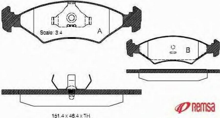 Metzger 011920 - Kit pastiglie freno, Freno a disco autozon.pro