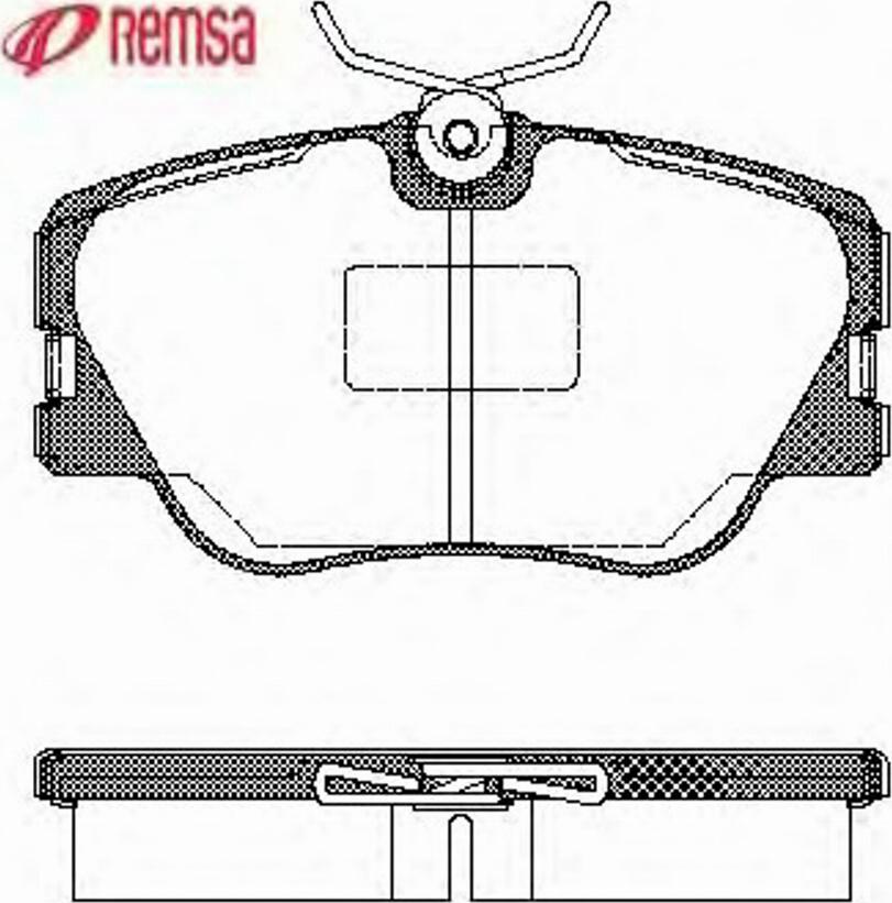 Metzger 018900 - Kit pastiglie freno, Freno a disco autozon.pro