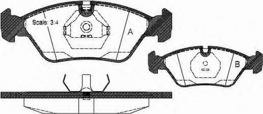 Metzger 013900 - Kit pastiglie freno, Freno a disco autozon.pro