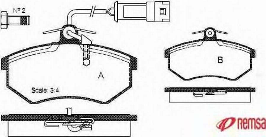 Metzger 0134.52 - Kit pastiglie freno, Freno a disco autozon.pro