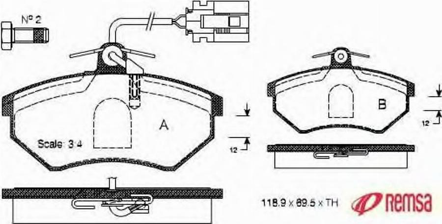 Metzger 0134.62 - Kit pastiglie freno, Freno a disco autozon.pro