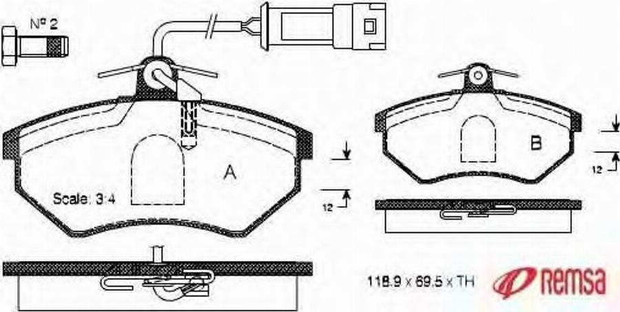 Metzger 0134.02 - Kit pastiglie freno, Freno a disco autozon.pro