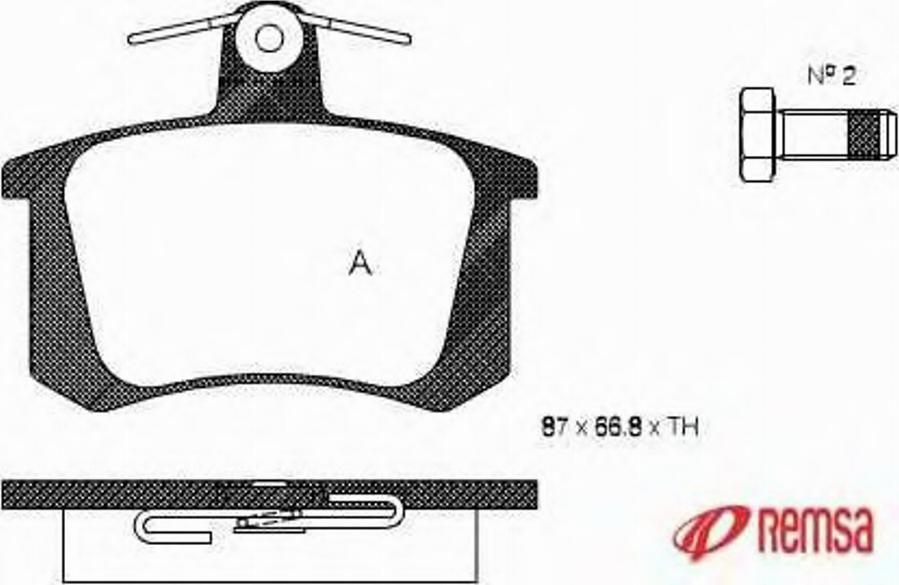 Metzger 013520 - Kit pastiglie freno, Freno a disco autozon.pro