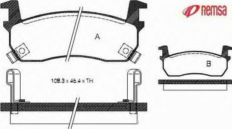 Metzger 017402 - Kit pastiglie freno, Freno a disco autozon.pro