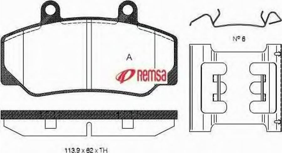 Metzger 017620 - Kit pastiglie freno, Freno a disco autozon.pro