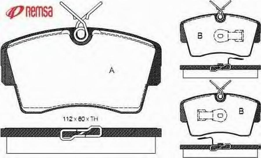 Metzger 017300 - Kit pastiglie freno, Freno a disco autozon.pro