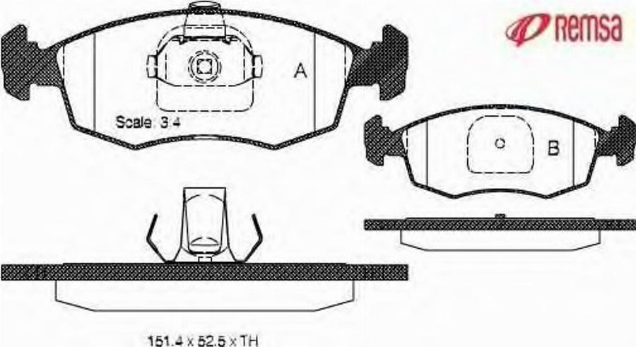 Metzger 017210 - Kit pastiglie freno, Freno a disco autozon.pro