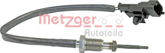 Metzger 0894390 - Sensore, Temperatura gas scarico autozon.pro