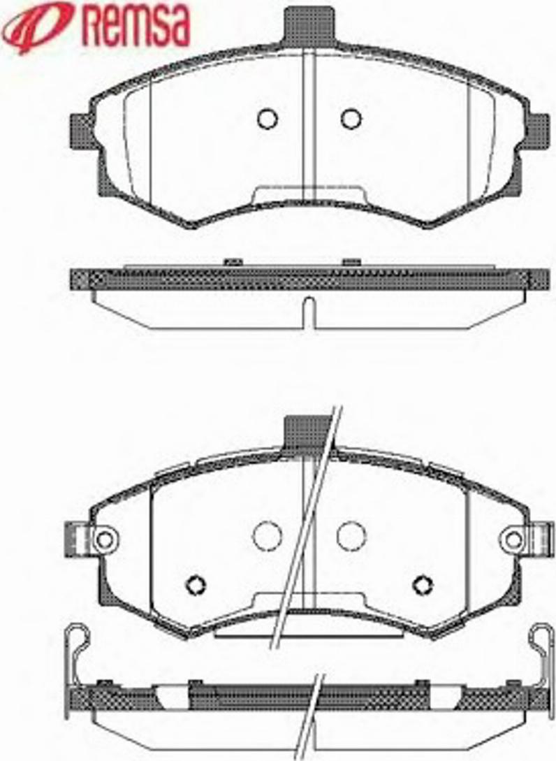 Metzger 0893.02 - Kit pastiglie freno, Freno a disco autozon.pro