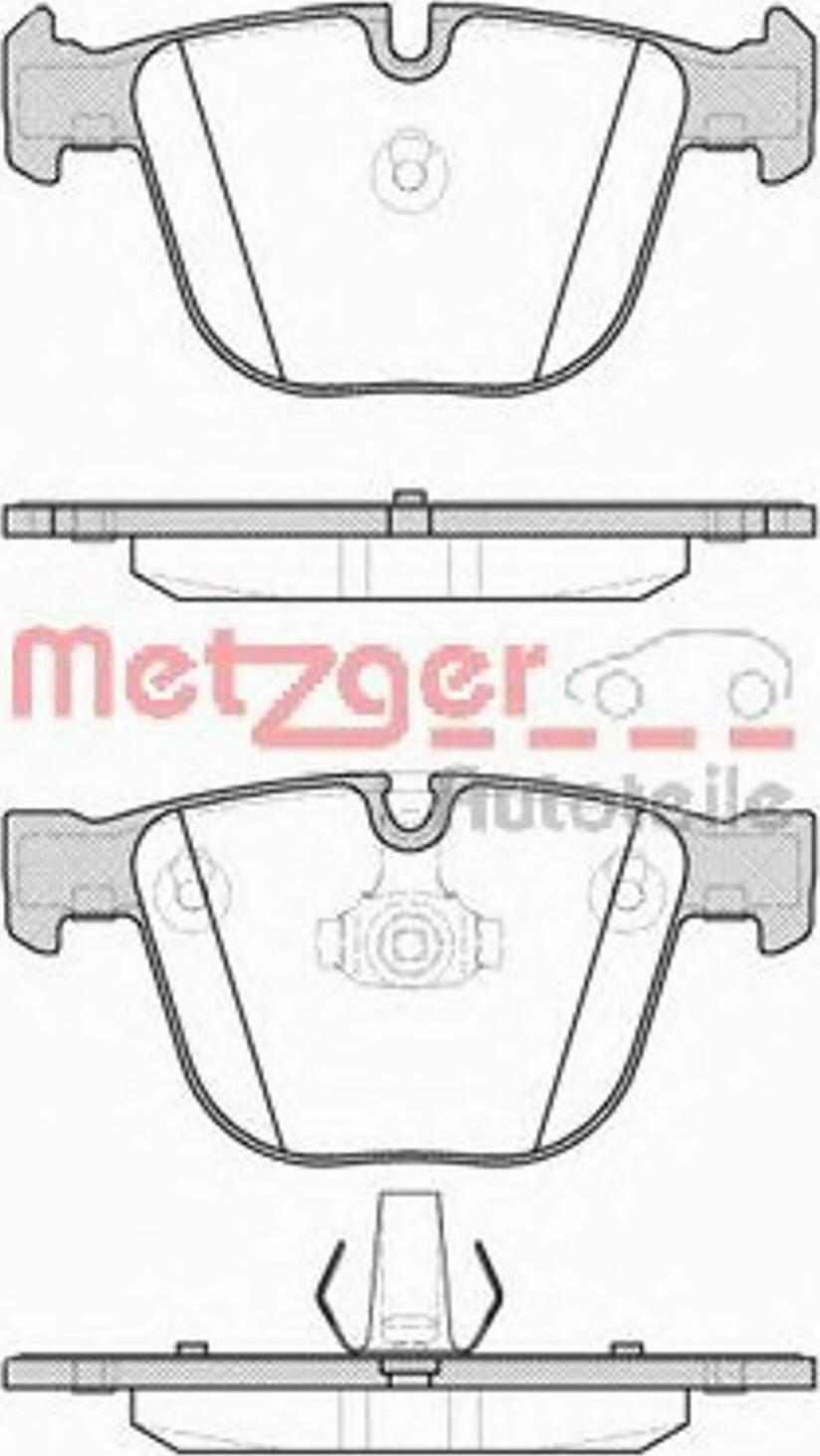 Metzger 089200 - Kit pastiglie freno, Freno a disco autozon.pro