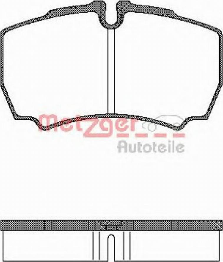 Metzger 084900 - Kit pastiglie freno, Freno a disco autozon.pro