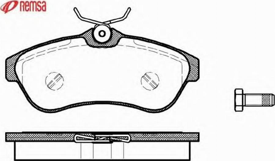 Metzger 088000 - Kit pastiglie freno, Freno a disco autozon.pro