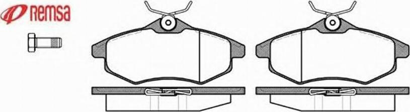 Metzger 088100 - Kit pastiglie freno, Freno a disco autozon.pro