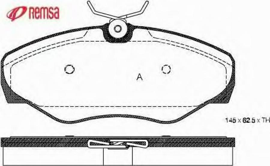 Metzger 083400 - Kit pastiglie freno, Freno a disco autozon.pro