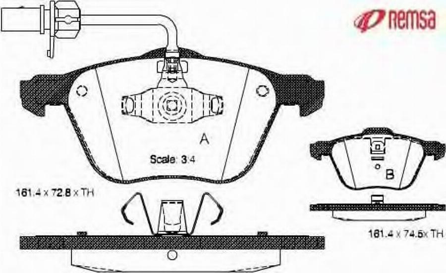 Metzger 083602 - Kit pastiglie freno, Freno a disco autozon.pro