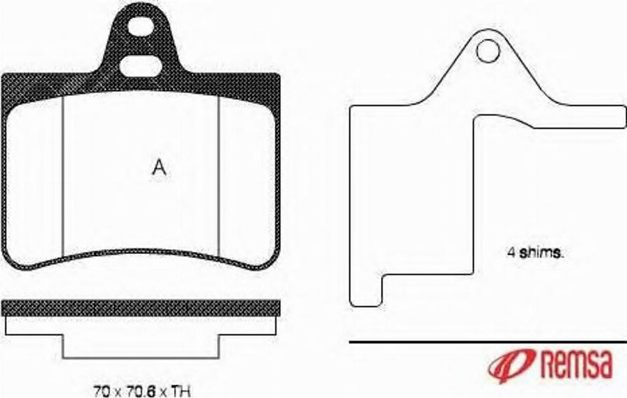 Metzger 083000 - Kit pastiglie freno, Freno a disco autozon.pro