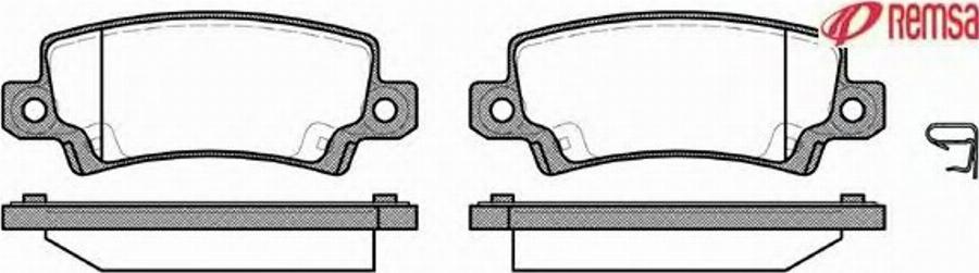 Metzger 087402 - Kit pastiglie freno, Freno a disco autozon.pro