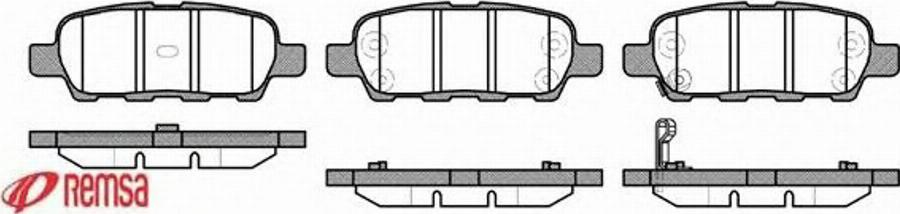 Metzger 087601 - Kit pastiglie freno, Freno a disco autozon.pro