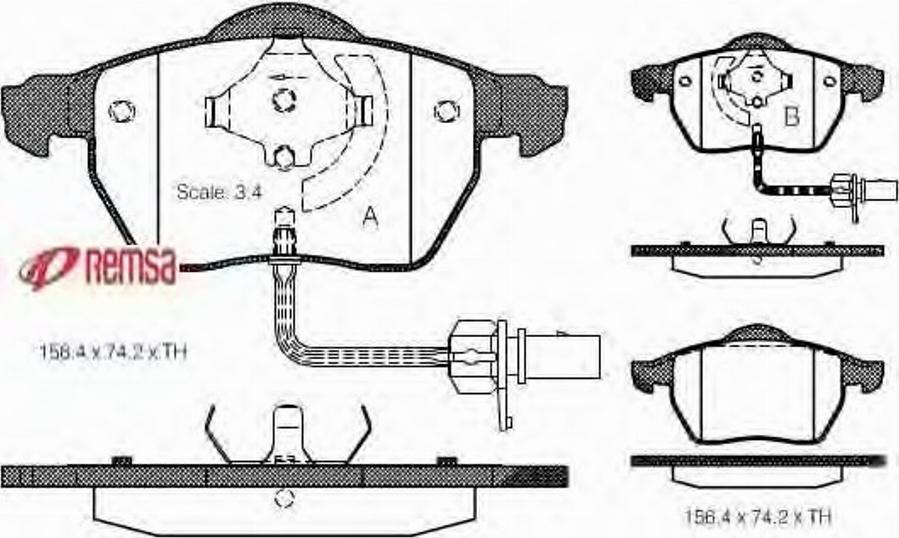 Metzger 0390.52 - Kit pastiglie freno, Freno a disco autozon.pro