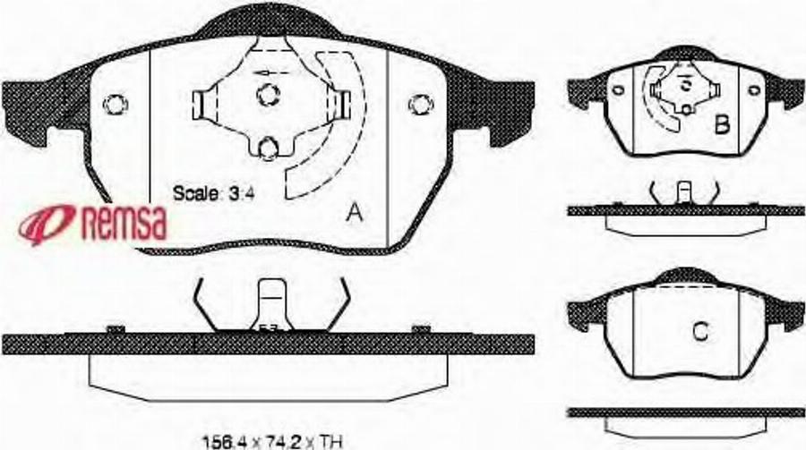 Metzger 0390.01 - Kit pastiglie freno, Freno a disco autozon.pro