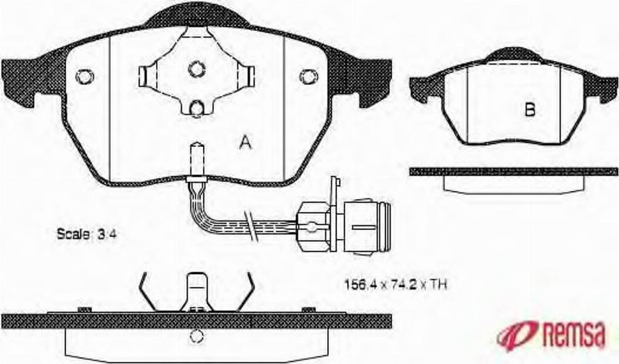 Metzger 039002 - Kit pastiglie freno, Freno a disco autozon.pro