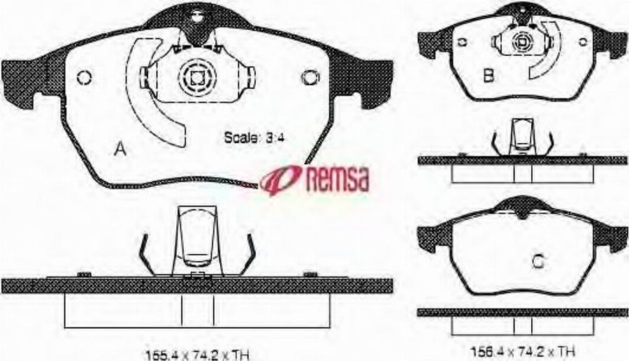 Metzger 039010 - Kit pastiglie freno, Freno a disco autozon.pro