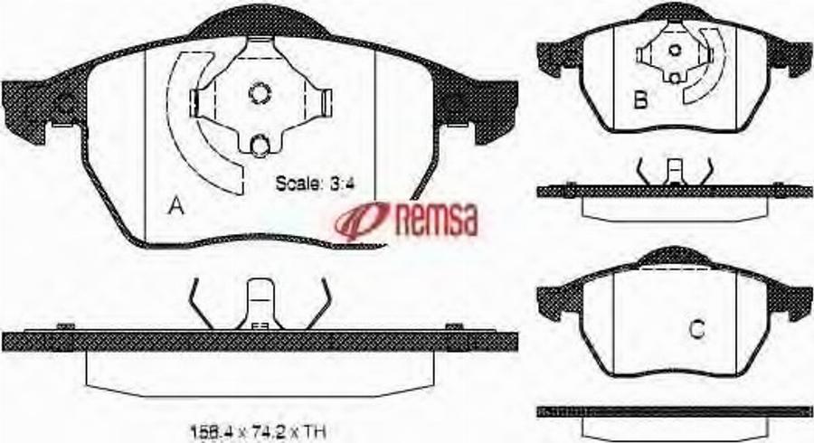 Metzger 0390.20 - Kit pastiglie freno, Freno a disco autozon.pro