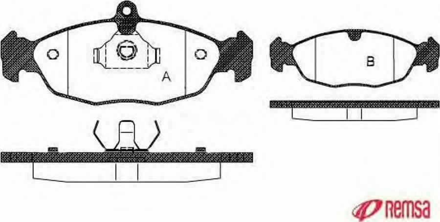 Metzger 039300 - Kit pastiglie freno, Freno a disco autozon.pro