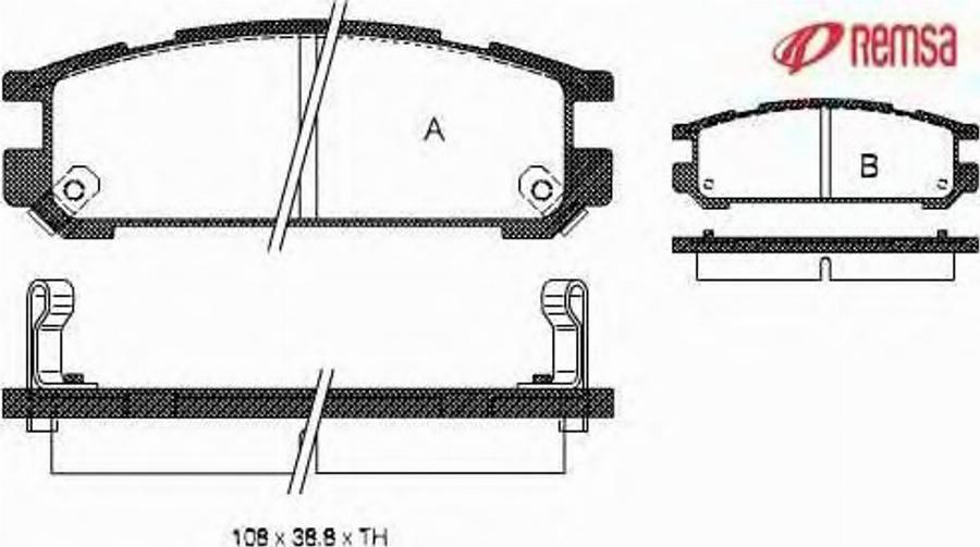 Metzger 034202 - Kit pastiglie freno, Freno a disco autozon.pro