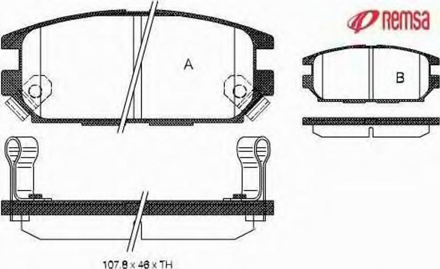 Metzger 035612 - Kit pastiglie freno, Freno a disco autozon.pro