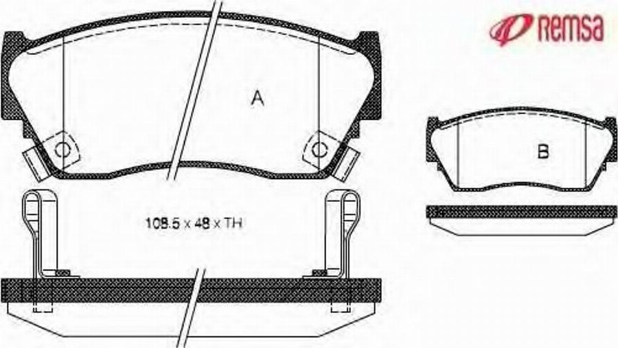 Metzger 036402 - Kit pastiglie freno, Freno a disco autozon.pro