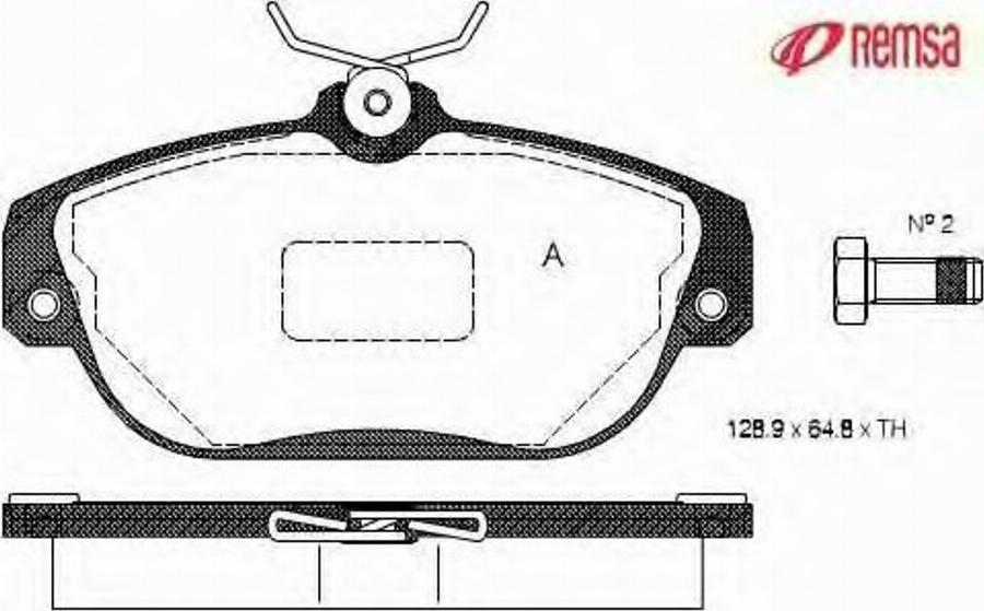 Metzger 036810 - Kit pastiglie freno, Freno a disco autozon.pro