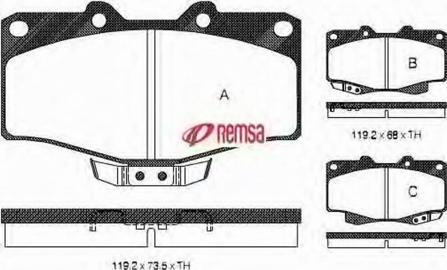 Metzger 0315.04 - Kit pastiglie freno, Freno a disco autozon.pro