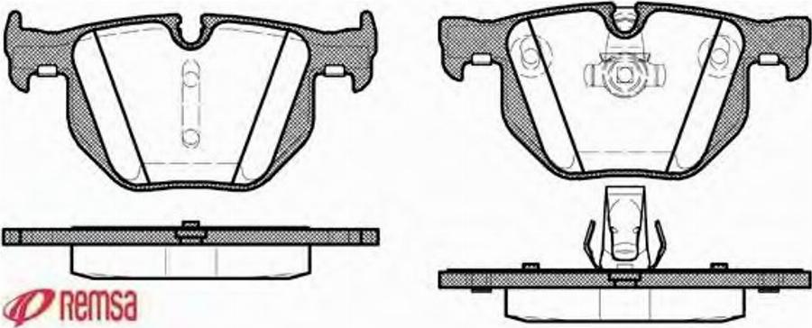 Metzger 038160 - Kit pastiglie freno, Freno a disco autozon.pro