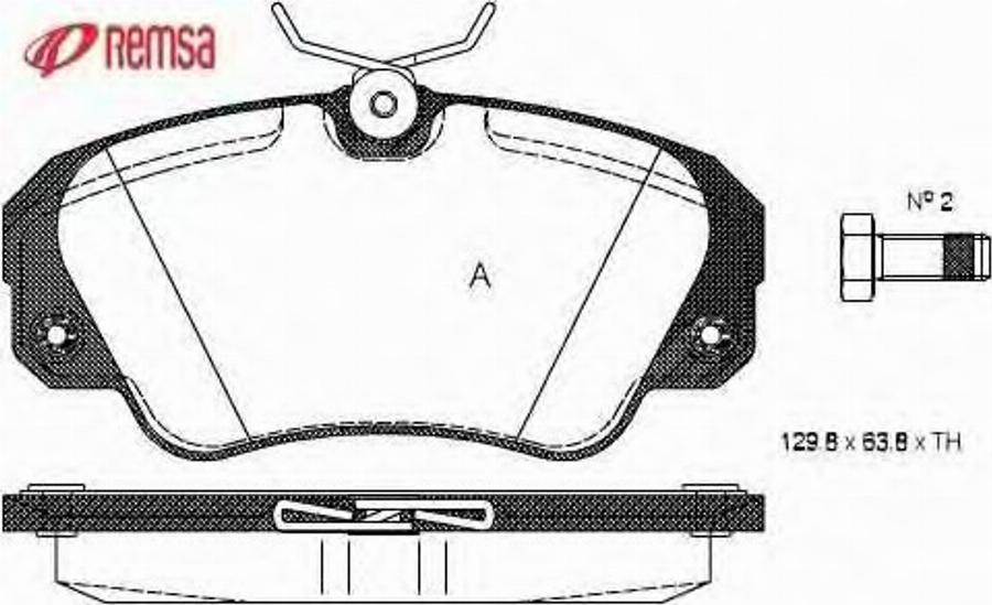 Metzger 038200 - Kit pastiglie freno, Freno a disco autozon.pro