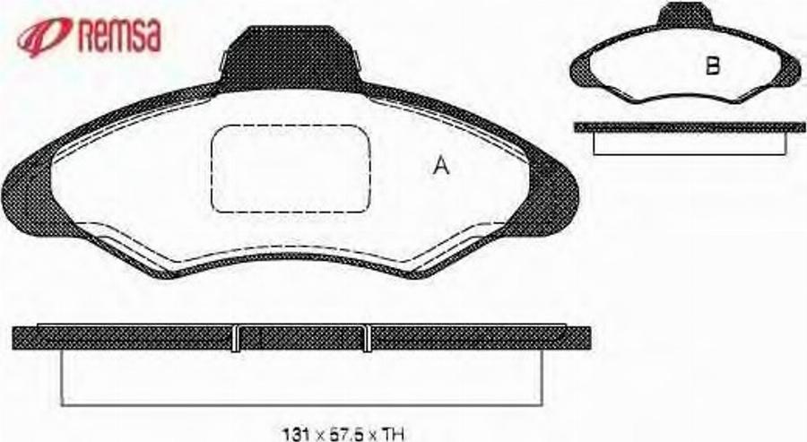 Metzger 033100 - Kit pastiglie freno, Freno a disco autozon.pro