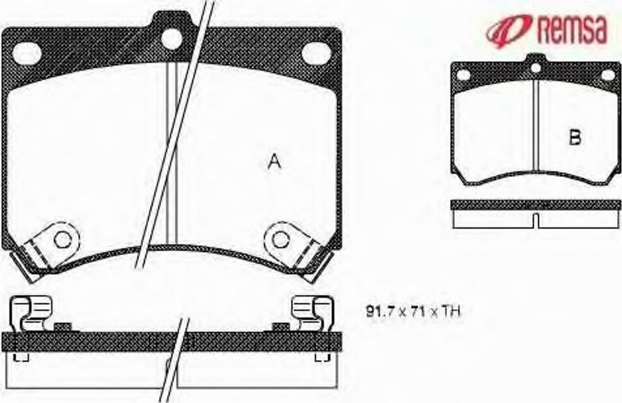 Metzger 033302 - Kit pastiglie freno, Freno a disco autozon.pro