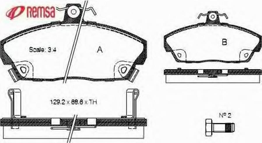 Metzger 033702 - Kit pastiglie freno, Freno a disco autozon.pro